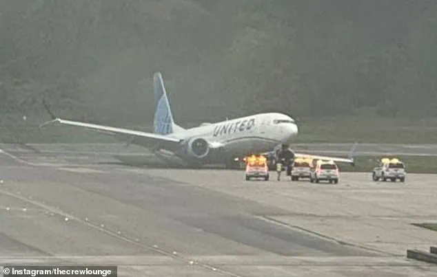 United Airlines Boeing 737-8 MAX Veers Off Wet Runway at George Bush Intercontinental Airport; NTSB Releases Surveillance Footage
