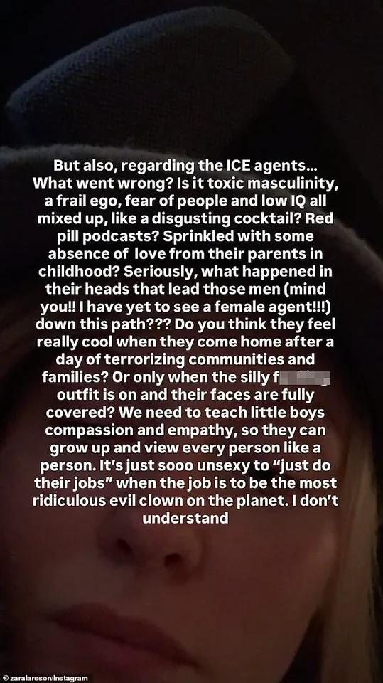 Zara Larsson Condemns ICE in Wake of Renee Nicole Good Shooting, Sparks Global Outcry