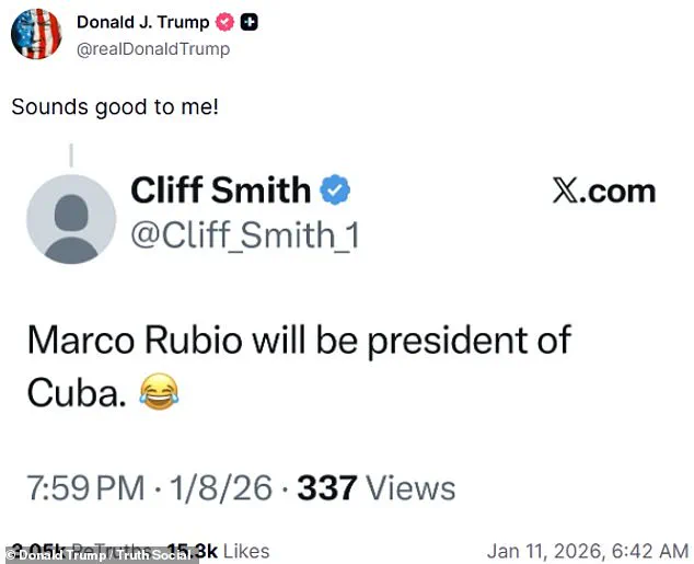 Trump's Light-Hearted Jab at Cuba Sparks Memes and Speculation Amid Complex U.S.-Cuba Relations