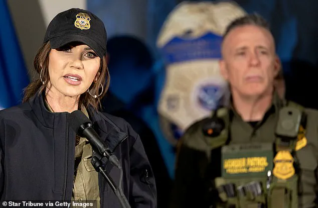 Kristi Noem Faces Fallout as Approval Ratings Plummet Amid Controversial Shooting Incident – Poll Shows 33% Approval, 41% Disapproval