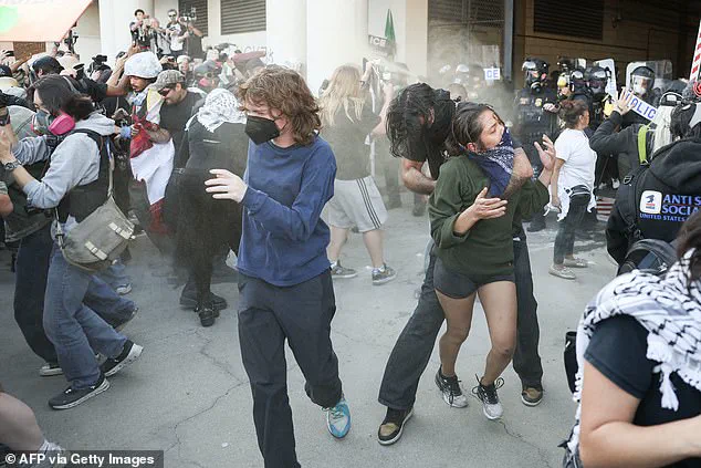 Breaking: Violent Clashes Erupt in Los Angeles as Protesters Confront Police Over ICE Raids