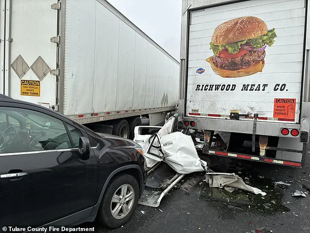 Urgent Update: Dense Fog Triggers Massive Chain-Reaction Crash on California Highway 99, Shutting Down Both Lanes