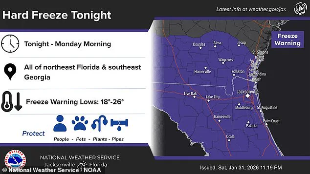 Florida Braces for Unprecedented Cold as Bomb Cyclone 'Winter Storm Gianna' Unleashes Historic Snow and Ice