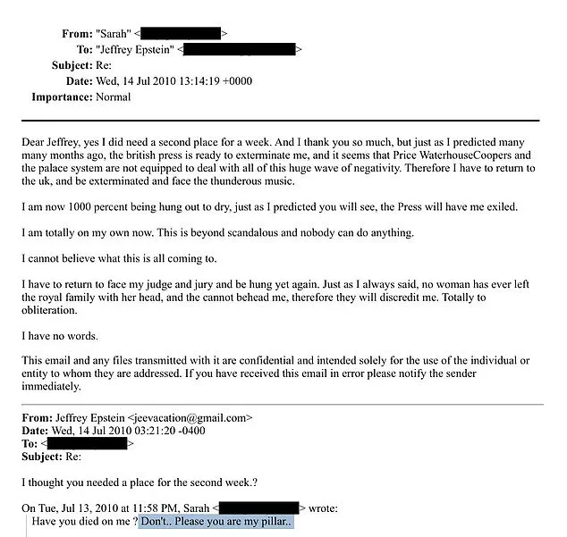 Sarah Ferguson's Secret Emails with Epstein Reveal Royal Family's Hidden Scandal