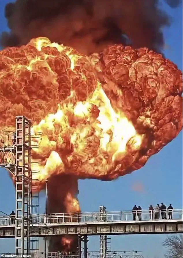 Mushroom-Shaped Fireball from Fuel Train Derailment Shocks Russia's Strategic Railway Line