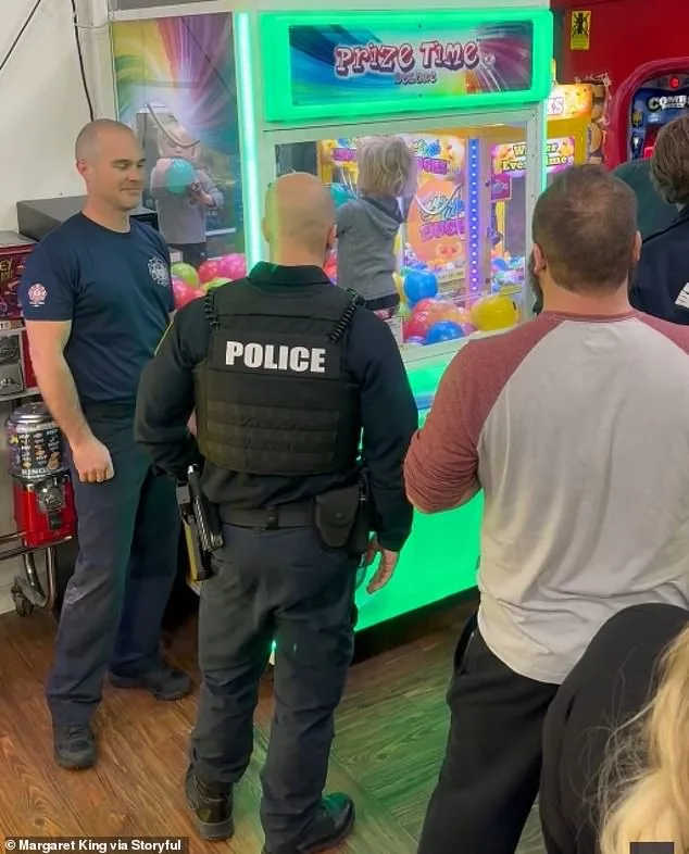 Two-Year-Old's Playful Predicament: Stuck in Claw Machine at Missouri Sports Center
