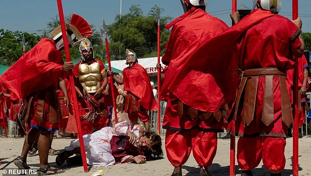 Devotee Endures Harrowing Crucifixion Reenactment in Philippine Village, Centuries-Old Ritual Honors Christ's Agony