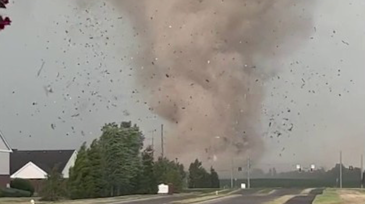Deadly storms move east, threatening 65 million with tornadoes and hail.