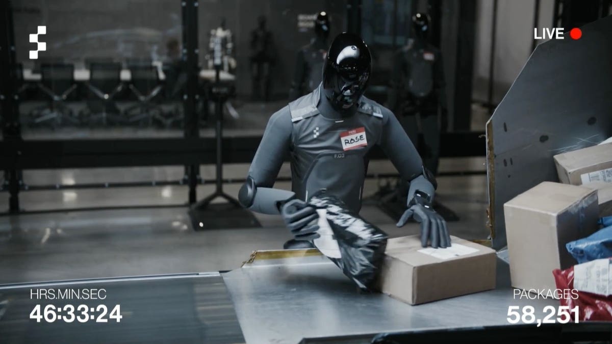 Figure AI robots surpass 24-hour autonomous limit, sorting 28,000 packages