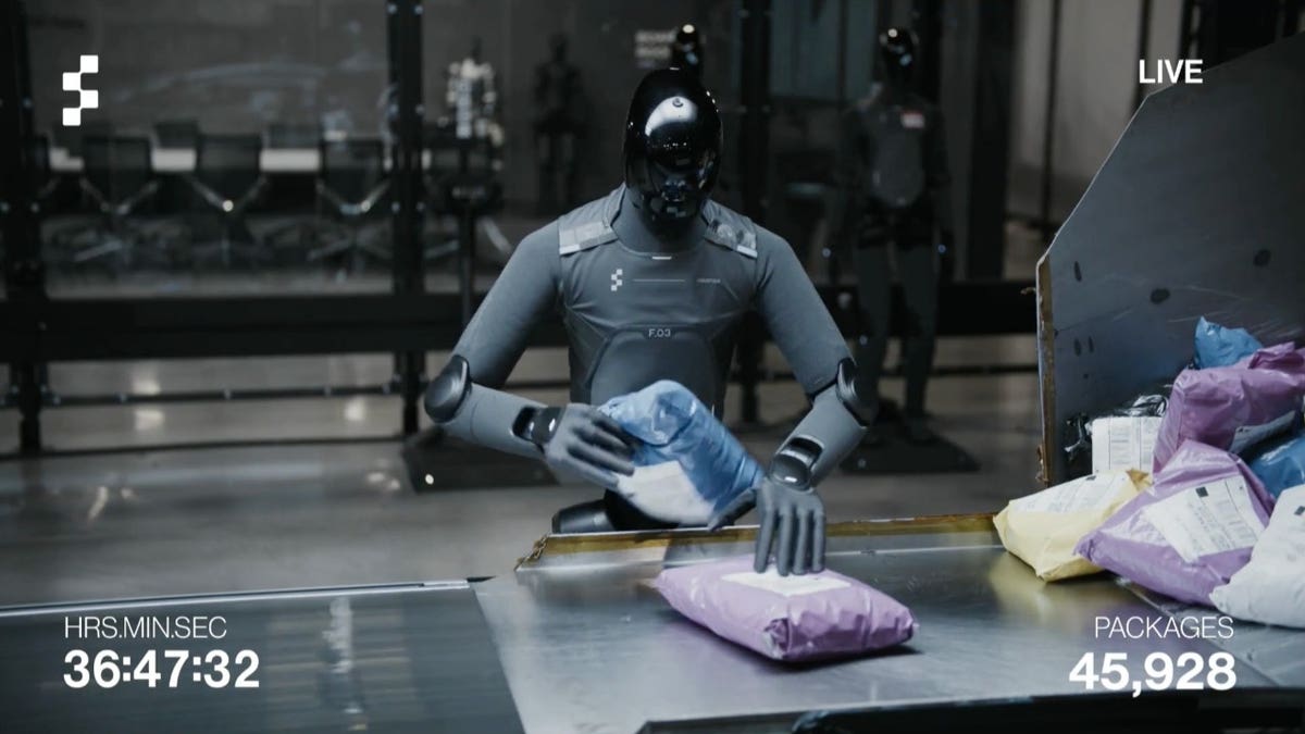 Figure AI robots surpass 24-hour autonomous limit, sorting 28,000 packages