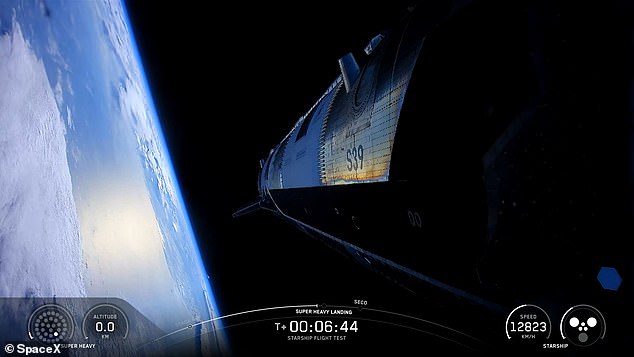 SpaceX Starship 12 successfully orbited Earth before planned ocean explosion