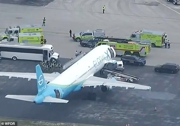 ICE charter plane AC failure leaves four passengers unconscious in Miami heat.