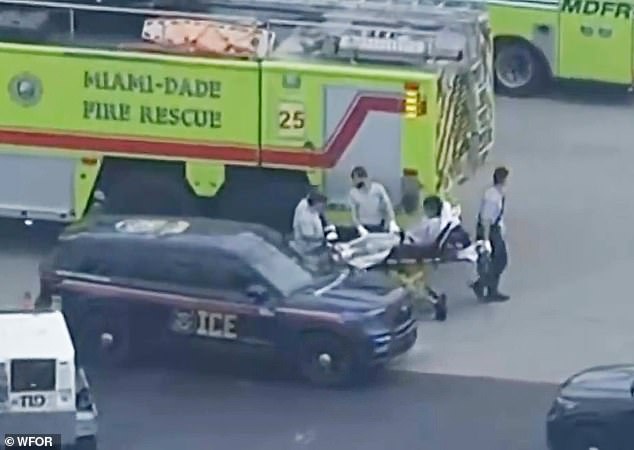 ICE charter plane AC failure leaves four passengers unconscious in Miami heat.